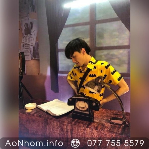 Áo Sơ Mi Hoạt Hình - Batman Vàng, Batman Đen