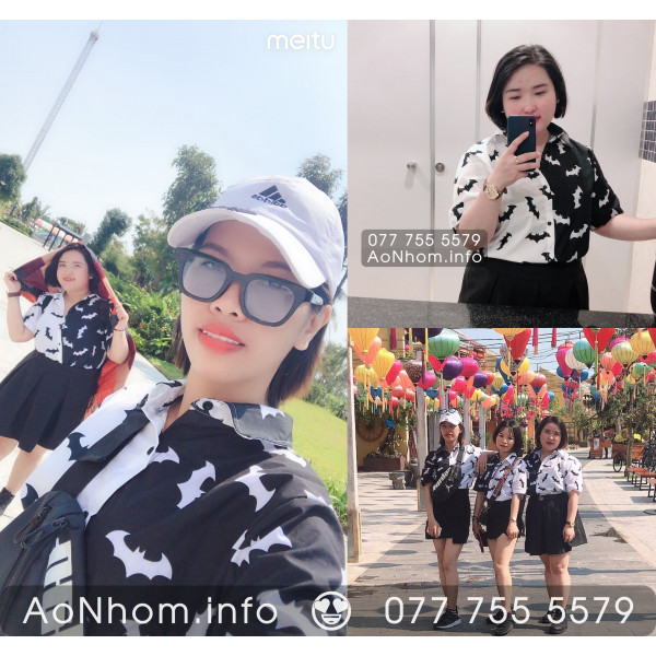 Áo Sơ Mi Hoạt Hình - Batman Lâu Đài, Batman Nửa Trắng Nửa Đen