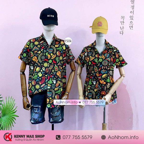 Áo sơ mi hoạt hình - Thổ Dân