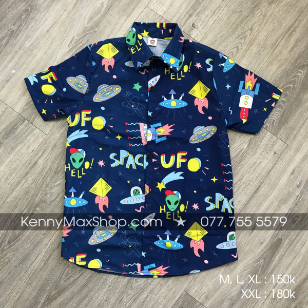 Áo sơ mi hoạt hình - UFO