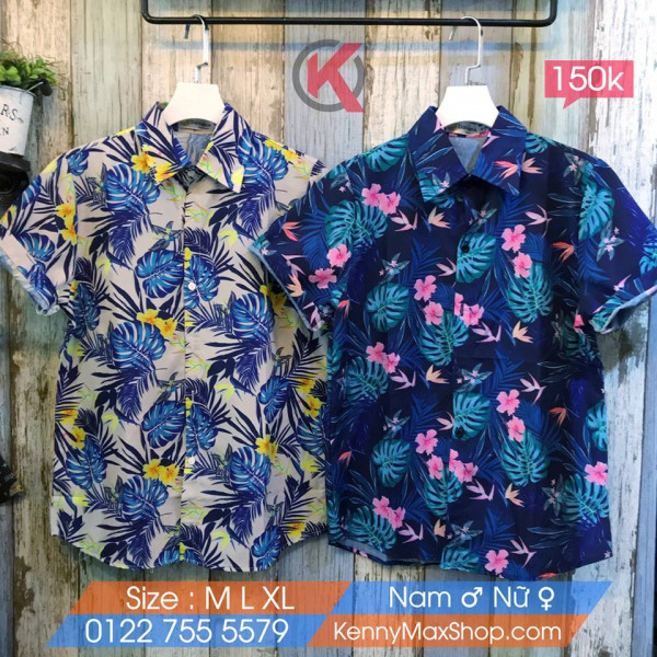 Áo sơ mi hoạt hình - Hoa #01