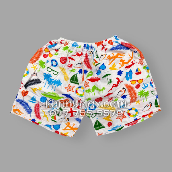 Bộ Áo Sơ Mi Quần Short Hawaiian Cây Dừa Thuyền Buồm Mỏ Neo Sao Biển Đỏ Nam Nữ Đi Biển