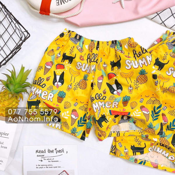 Quần hoạt hình - Summer Vàng