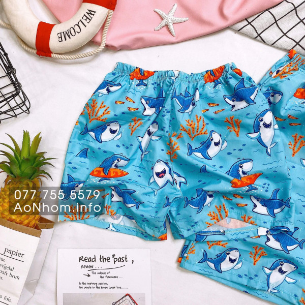 Quần hoạt hình - Cá Mập San Hô
