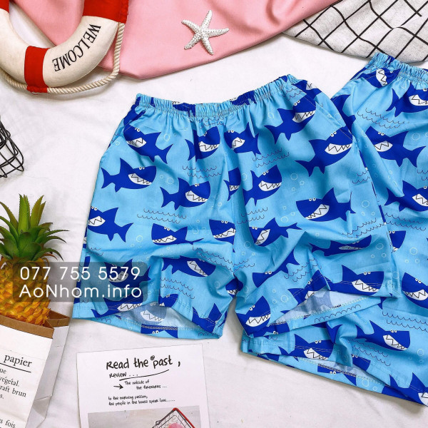 Quần hoạt hình - Cá Mập Xanh