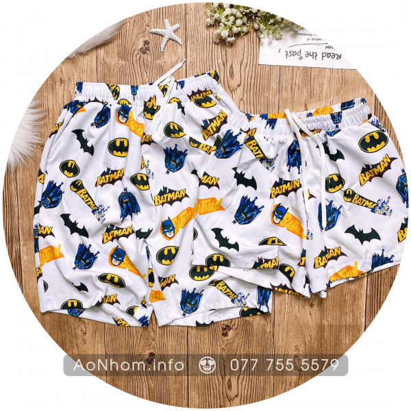 Quần thun hoạt hình - Batman Lâu Đài