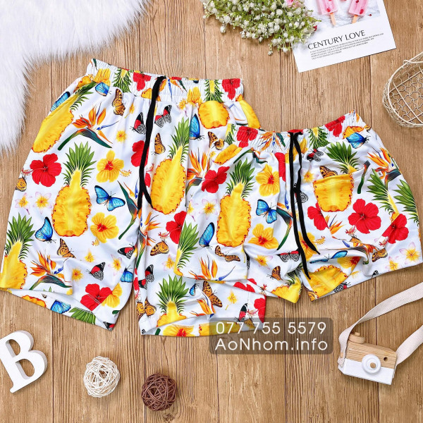 Quần thun đi biển - Thơm dứa