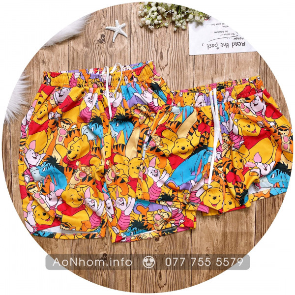 Quần thun hoạt hình - Gấu Pooh
