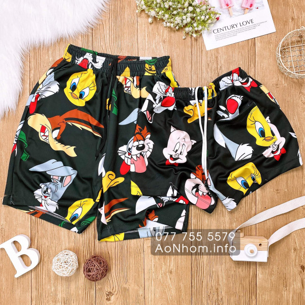 Quần thun hoạt hình - Vịt vàng, Thỏ