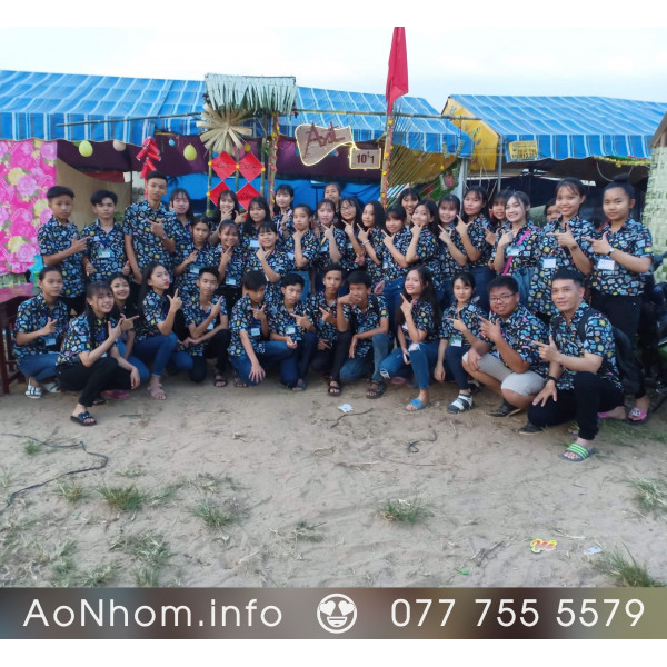 [Hàng Đặt May] Áo Sơ Mi Hoạt Hình - Photo - Áo Đôi Nhóm Lớp Team Building