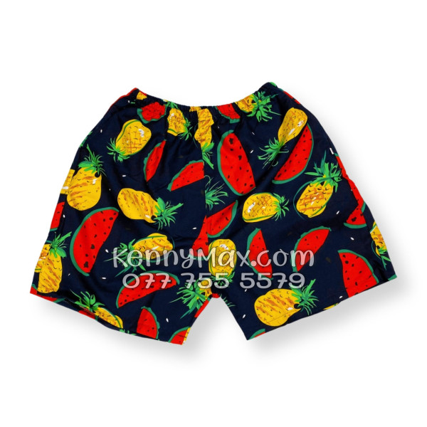 Bộ Hawaiian Thơm Dưa Hấu Nền Đen Nam Nữ