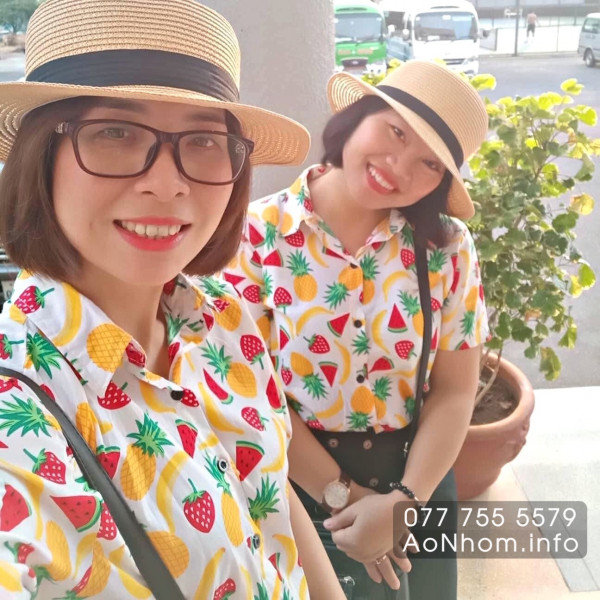 Áo sơ mi đi biển - Thơm Dưa Dâu