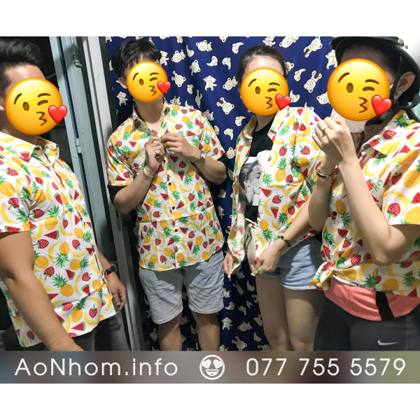 Áo sơ mi đi biển - Thơm Dưa Dâu