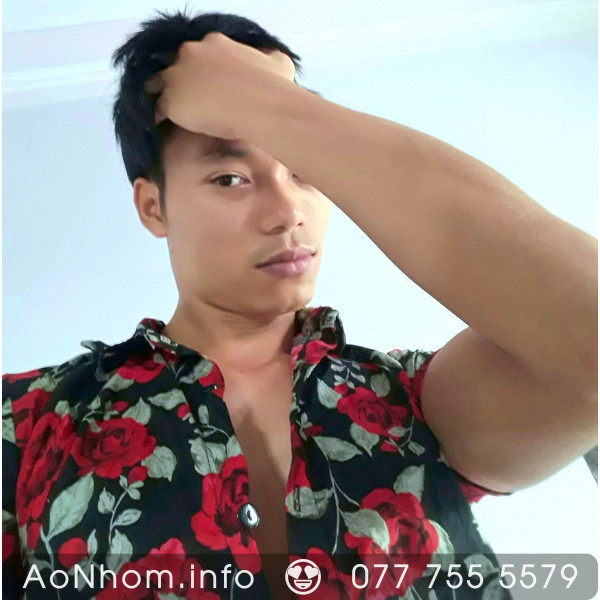 Áo sơ mi đi biển - Hoa hồng