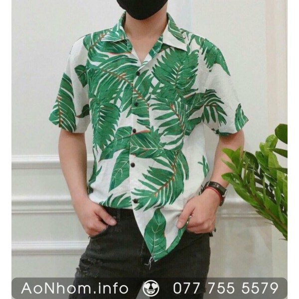 Áo sơ mi đi biển - Lá cau