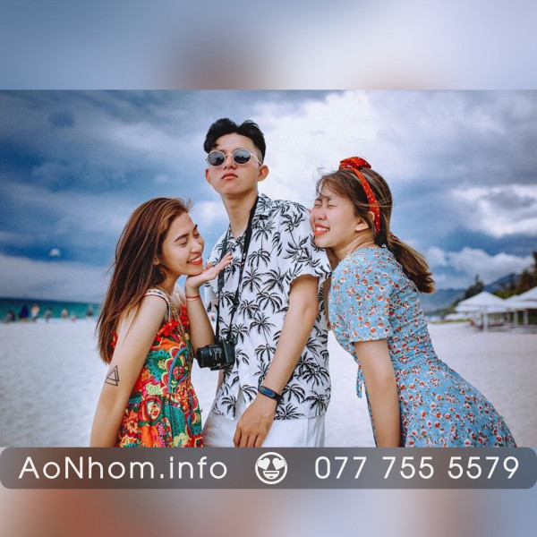 Áo sơ mi đi biển - Cây dừa