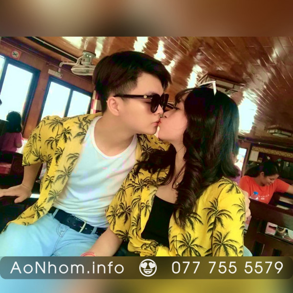 Áo sơ mi đi biển - Cây dừa