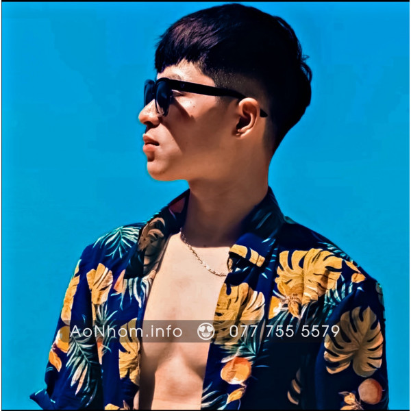 Áo sơ mi đi biển - Trái đào